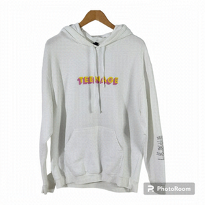 TEENAGE Fever White Hoodie Sweatshirt